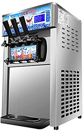 Soft Serve Ice Cream Machine - Commercial Three-Color Maker for Smooth Ice Cream Production