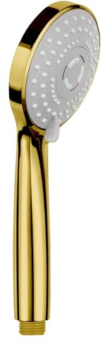 Balneo Duschkopf Handbrause, Spiegel Gold, Cascade Modell 3