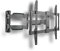 Xantron® PRO-FM600 Supporto TV girevole, inclinabile/Supporto TV parete 37-70 pollici/Staffa TV slim/Braccio TV con distanza dalla parete ultrapiatta - incl. materiale di montaggio