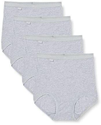 Sloggi Women's Basic+ Maxi 4p Bikini,Grey, 12
