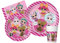 Ciao Y4958 Party Tableware Set L.O.L. Surprise Glam for 8 People (44 pcs Ø23cm, 8 Plates Ø20cm, 8 Cups, 20 Napkins), Rose