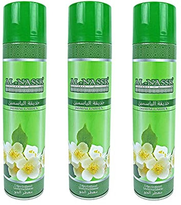 3er-Set Orientalisches Raumspray/Deo/Duft Al-NassrJasmine Garden