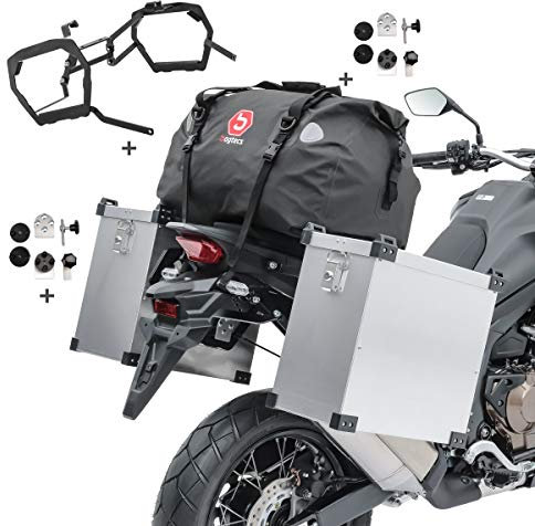 Alu Koffer Set für BMW R 1250 GS/Adventure 19-24 Namib75 + Hecktasche