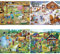 Bits and Pieces - 4-in-1 Multi-Pack Set 1000 Piece Jigsaw Puzzles for Adults - Each Puzzle Measures 20 x 27 - Seasonal Farm Jigsaw Puzzles by Artist Sandy Rusinko