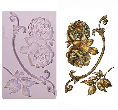 Redesign With Prima 655350648152 Victorian Rose Clay, Soap Making Molds,Pottery & Modeling Clays, 5x8x8mm