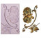 Redesign With Prima 655350648152 Victorian Rose Clay, Soap Making Molds,Pottery & Modeling Clays, 5x8x8mm