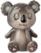 alles-meine.de GmbH große Spardose - Motivwahl - Koala - mit Verschluß - aus Kunstharz - 14 cm - stabile Sparbüchse - Sparschwein - für Kinder & Erwachsene/lustig witzig - Kind..