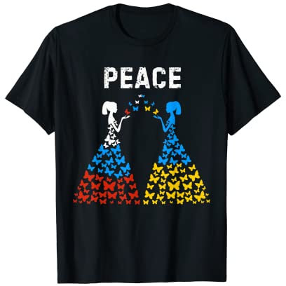 Ukraine Russland Frieden T-Shirt