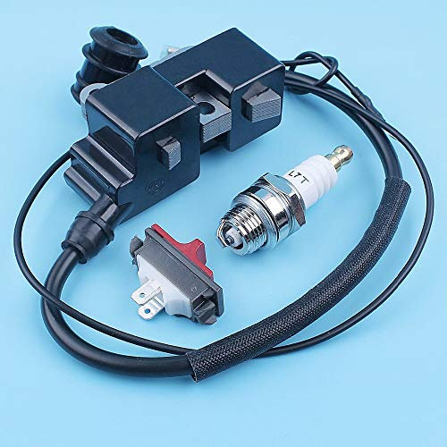 Luxuypon Módulo de bobina de encendido Kill Stop Kit de interruptor de encendido/apagado para Husqvarna 357XP 359 455 460 Rancher 461 350 351 353 345 335XPT 338 Motosierra