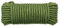 64FT(20M) Nylon Rope Nylon Cord Thick Heavy Duty Hanging Cord String，Black Rope Solid Nylon Line, Black Flagline String Cord, All Purpose Tie-Down Ropes for Camping Outdoor Garden (Green, 10MM)