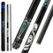 KONLLEN Carbon Fiber Pool Queue Wrapless Dragon Professional (Full Carbon Technology Low Deflection Billard Queues, 12,5 mm, 147 cm)