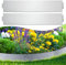 Jopassy Bordure de Jardin,10m Bordure Jardin,Hauteur 18cm Bordure d'herbe en métal,Bordure de lit galvanisé plié Librement,Bordure Jardin Exterieur