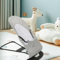 Babywippe MIMI, Ergonomische Babywippe für Neugeborene ab Geburt bis zum Kleinkind, verstellbare Rückenlehne, Weicher, atmungsaktiver Stoff, Zusammenklappbar, 2,5 kg - 10kg (Grau)