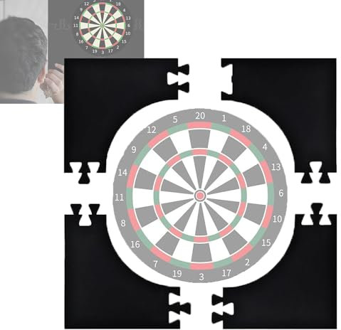 Dartboard Protective Ring,Dartboard Surround Durable Lightweight Eva Jigsaw Ring,Dart Surround Dart Wall Protection,Lightweight Dartboard Back for Dart Games,Dartboard Surround
