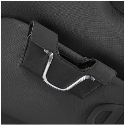 JNNJ Multifunktionale Sonnenblende Brillenetui Organizer, Auto Sonnenblende Leder Sonnenbrillen Etui Halter Clip, Leder Sonnenbrille Hanger Brillenhalter Für Autos(Schwarz)