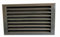 La grille fixe en alliage d'aluminium, imperméable et respirante, noire et blanche, de 600 mm x 300 mm, avec filet anti-mouches et couvercle de circulation d'air, convient aux environnements difficile