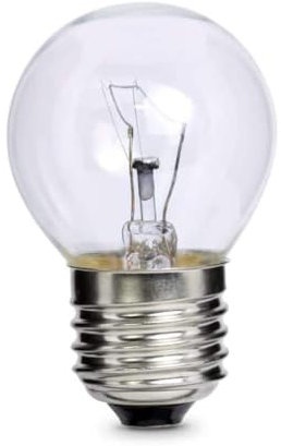 Aspares High Temperature Round Bulb E27 Oven Lamp Compatible with Zanolli 230V 40W Screw in 300 °C
