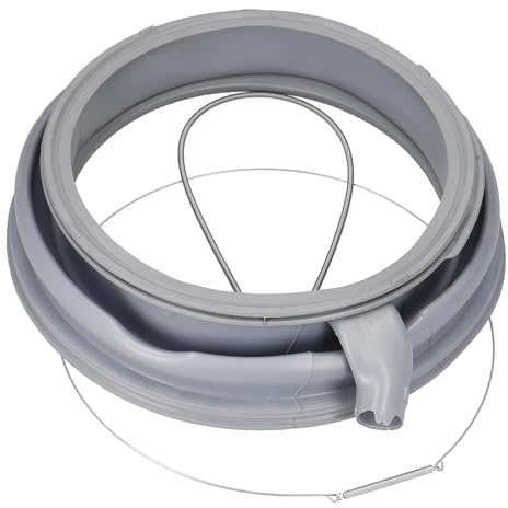 ensipart Türmanschette für Waschmaschine kompatibel mit BOSCH 00686004 Gummiring für Tür an Waschmaschine mit Spannring und Spannfeder