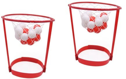 TOYANDONA 2st Fangendes Basketball-Stirnband Outdoor-spielspielzeug Für Kinder Basketball-partyspiel Für Kinder Sport Stirnbänder Für Kinder Basketballkorbspiel Basketballkorb Für Kinder Rot