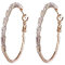 Karneol Ohrringe Große Creolen Kreis Strass Ohrringe Dünne Baumeln Gold Silber Elegante Strass Ohrringe Hochzeit Frauen Zubehör Schmuck Ohrringe Für Frauen ene Herzohrringe (Rose Gold, One Size)