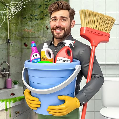 Messy House Cleaning Games - Home Bugs Clean Up Kids Games