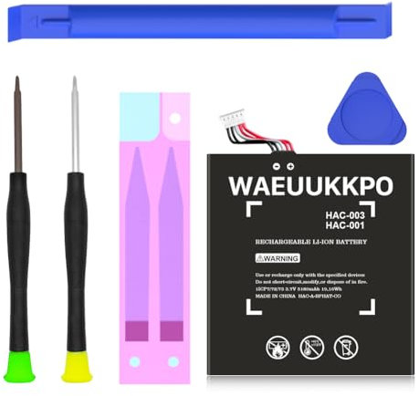 WAEUUKKPO Améliorée Batterie HAC-003, Batterie de Remplacement pour Nintendo Switch 2017 Console de Jeu HAC-001 HAC-A-BPHAT-C0 HAC-S-JP Batterie Interne