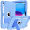 TOPWANT Case for iPad (A16) 11th/10th Generation (11/10.9 inch) 2025/2022, Heavy Duty Shockproof Rugged Protective iPad 11th/10th Generation Case with Kickstand & Pencil Holder, Blue