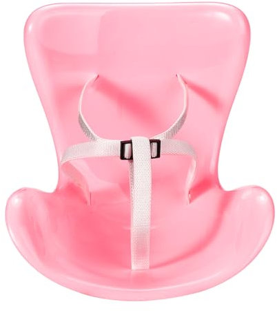 BOXOB Siège Auto pour Labubu Poupées, Siège de Sécurité en Plastique Rose Canapé Décoratif Mignon Exposer des Jouets en Peluche Accessoires pour Grilles d'Aération Intérieures de Voiture