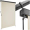 TecTake® toldo Vertical Exterior Enrollable con manivela, Soporte toldo, Toldos Exterior Terraza y balcón, protección Solar y Cortavientos, Tela toldo Balcon Resistente - 120 x 250 cm Beige