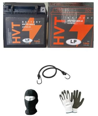 COMPATIBILE CON TGB Blade LE 325 BATTERIA PRONTA ALL'USO YTX14H-BS HVT(SIGILLATA E CARICA)12V/14AH CCA220 NANO GEL MOTO+SPUNTO E POTENZA