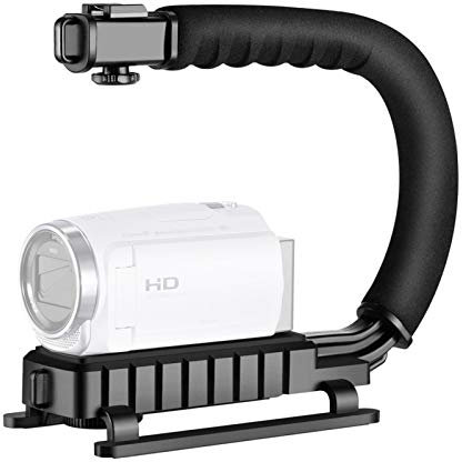 U-Grip DSLR Handheld Gimbal Stabilisator mit Blitzschuhhalterung für Smartphones, Kameras und Camcorder bis zu 2 kg
