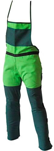 Peto Protector Anticorte para Desbrozadora Forestal Alta Visibilidad Resistente Ligero Ajustable Seguridad Profesional Piernas Cintura Protección Jardinería Trabajos Rurales Silvicultura Campo