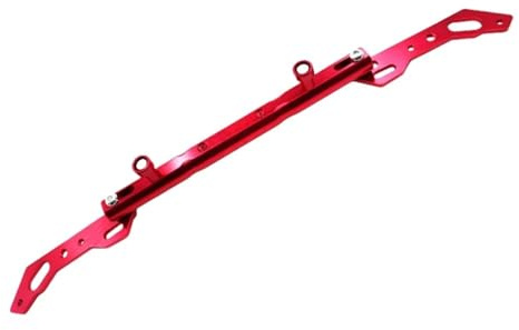 KIRYU Navigationshalterung Motorrad Aluminium Legierung GPS Navigation Handy Halterung Multifunktionale Halterung Verstärkung Universal Balance Bar Navigation Halterung(Rot)