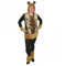 Tiger Kostüm Katze Lady Leyla für Damen Gr. S Kleid mit Kapuze und ein Paar Stulpen braun Tier Tierkostüm Fasching