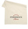 Herz & Heim® Geschirrtuch 100% Baumwolle 45 x 70 cm - Sternekoch - mit Aufdruck Ihres Wunschnamens Natur