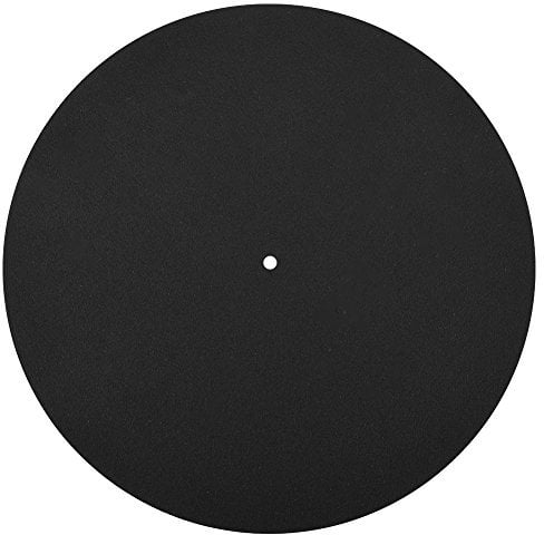 VBESTLIFE ultradünne Antistatische Plattenspieler Record Pad,Antistatische Flache Weiche Matte Slipmat Matte Pad,1 STÜCKE