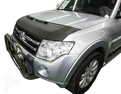 AB3-00115 Auto Bra kompatibel mit Mitsubishi Pajero Bj. seit 2006 Haubenbra Steinschlagschutz Tuning Bonnet Bra