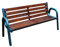 Primario Grande Gartenbank, Parkbank Holz - Gartenmöbel, Outdoor Bank mit 350kg Tragfähigkeit - Sitzbank Wetterfeste, Design Skandinavische (Primario Tick, 150 cm - Gesamtlänge der Bank, CE)