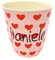 Elfenstall Rice Becher mit Wunsch-Namen personalisiert - zu Nikolaus, Weihnachten oder Geburtstag (Herzen, Medium)