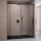 Sogood Porte de Douche Coulissante 130x195cm pour Niche 130cm Paroi de Douche Transparente Verre de Sécurité avec Revêtement Anti-calaire Teramo12