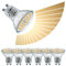 EACLL GU10 LED Warmweiß 6W Stufenlos Dimmbar Leuchtmittel, 6er-Pack, 585 Lumen 3000K Birnen, AC 230 V Flimmerfrei Strahler, Abstrahlwinkel 120 ° Spot, Kontinuierlich Dimmen über Dimmer