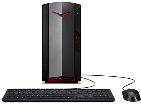 Acer Nitro 50 N50-620-UA91 Gaming Desktop | Procesador Intel Core i5-11400F de 6 núcleos | NVIDIA GeForce GTX 1650 | 8GB DDR4 | 512GB NVMe M.2 SSD | Intel Wi-Fi 6 AX201 | Teclado y ratón