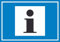 HB-Druck Information Symbol Schild A6 (105x148mm)