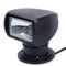 Lampe de Recherche Éclairage Tout Autour 100W 12V Spot LED Phare Projecteur LED Pivote à 360° avec Télécommande pour Bateau Voiture Camping (Noir sans Télécommande)