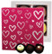 Hallingers Love Pink - Valentinstag Manufaktur Pralinen Geschenk handmade ohne Alkohol aus Edelkakao Schokolade (Box) - Geschenk im Sommer & als perfektes Grillgeschenk | Danke Jahrestag Neues Zuhause