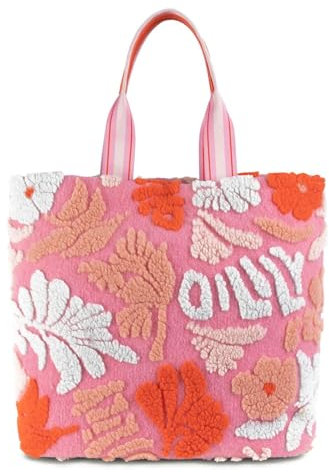 Oilily Tate Tote Hippy Teddy Dusty Rose