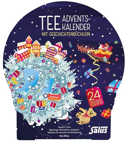 Salus Tee Adventskalender 2023 mit Geschichtenbüchlein