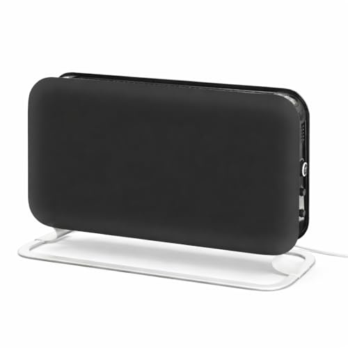 Mill Termoconvettore Elettrico Smart Portatile 1200W con Wi-Fi e App, a Basso Consumo per 14–18 m², Temperatura Superficiale Ridotta, Silenzioso, Nero, Design Norvegese