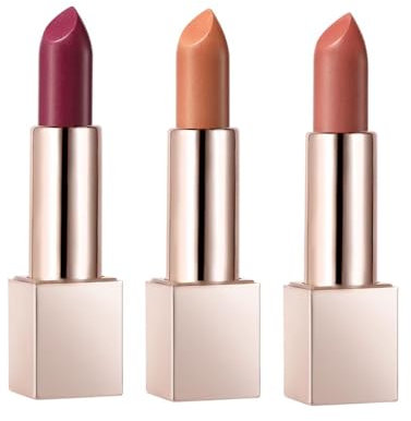 Metallic Shine Lipstick Lip Makeup for Woman Velvet Matte Lipsticks Moisturizing No-Stick Cup Lip Makeup, Long Lasting 24H Waterproof Shine Lip Gloss (#245)