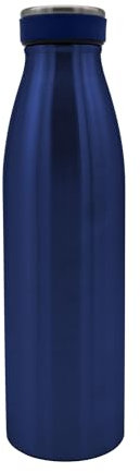 Steuber Thermoflasche 500 ml dunkelblau doppelwandiger Edelstahl auslaufsicher